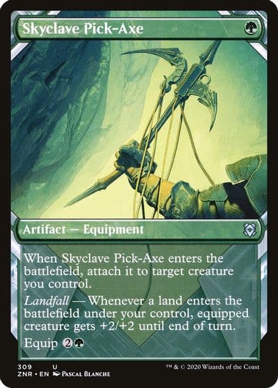 Skyclave Pick Axe Showcase Zendikar Rising Magic card
