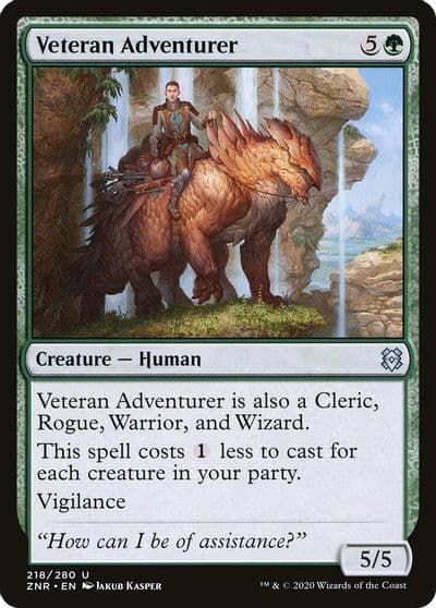 Veteran Adventurer Zendikar Rising Magic card