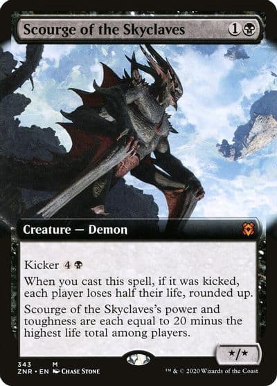 Scourge of the Skyclaves Extended Art Zendikar Rising Magic card