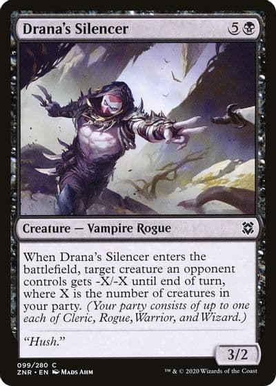 Dranas Silencer Zendikar Rising Magic card