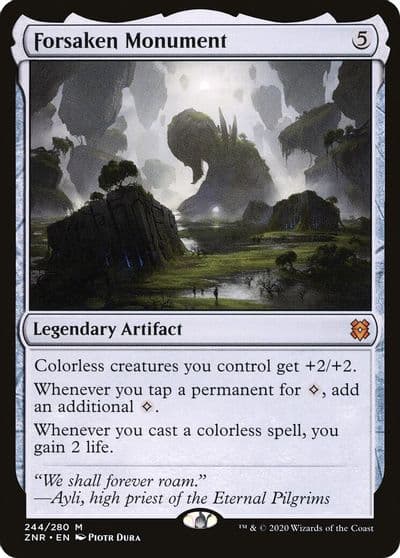 Forsaken Monument Zendikar Rising Magic card