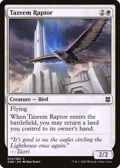 Tazeem Raptor Zendikar Rising Magic card