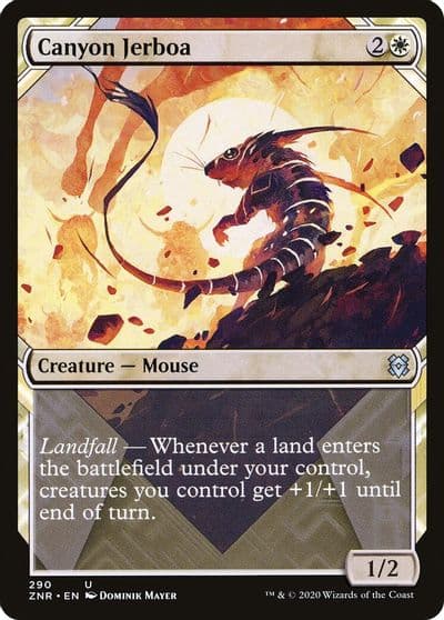 Canyon Jerboa Showcase Zendikar Rising Magic card