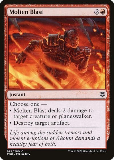 Molten Blast Zendikar Rising Magic card
