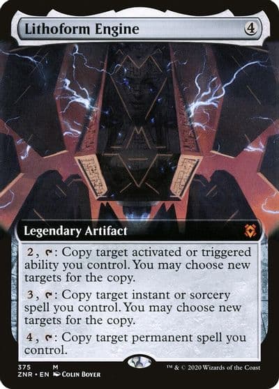 Lithoform Engine Extended Art Zendikar Rising Magic card