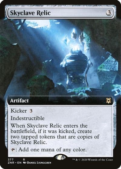 Skyclave Relic Extended Art Zendikar Rising Magic card