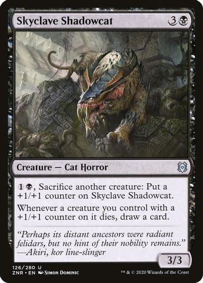 Skyclave Shadowcat Zendikar Rising Magic card