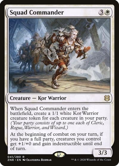 Squad Commander Zendikar Rising Magic card