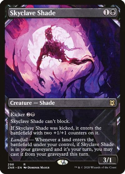 Skyclave Shade Showcase Zendikar Rising Magic card