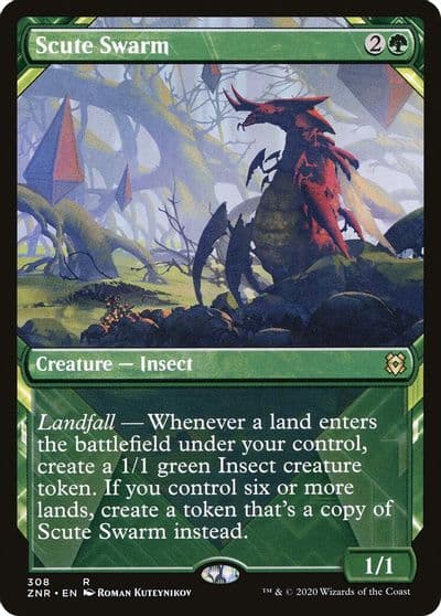Scute Swarm Showcase Zendikar Rising Magic card