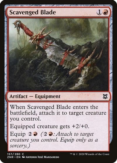 Scavenged Blade Zendikar Rising Magic card
