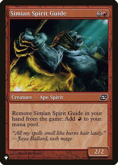 Simian Spirit Guide The List Reprints Magic card