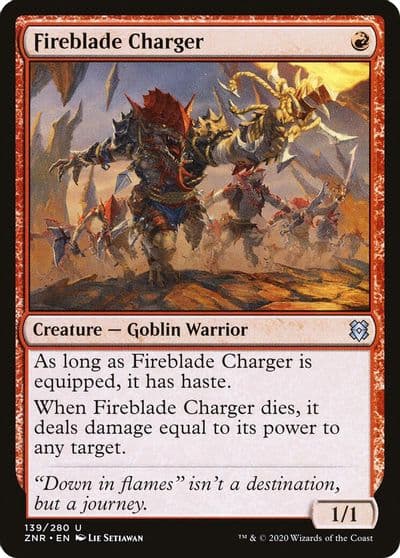 Fireblade Charger Zendikar Rising Magic card