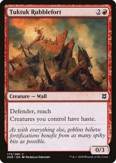 Tuktuk Rubblefort Zendikar Rising Magic card