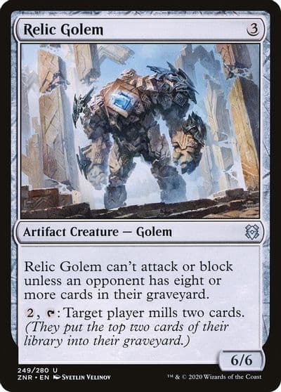 Relic Golem Zendikar Rising Magic card