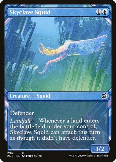 Skyclave Squid Showcase Zendikar Rising Magic card