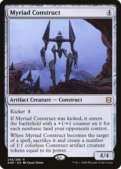 Myriad Construct Zendikar Rising Magic card