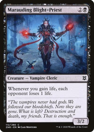 Marauding Blight Priest Zendikar Rising Magic card
