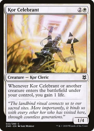 Kor Celebrant Zendikar Rising Magic card