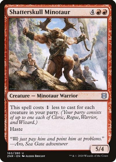 Shatterskull Minotaur Zendikar Rising Magic card