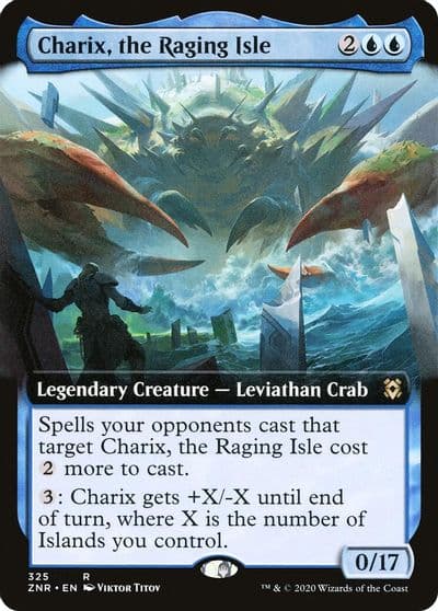 Charix the Raging Isle Extended Art Zendikar Rising Magic card