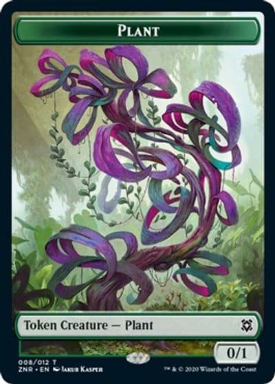 Plant Token Zendikar Rising Magic card