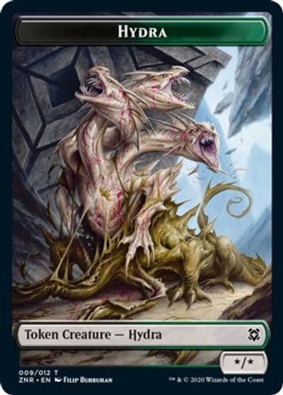 Hydra Token Zendikar Rising Magic card