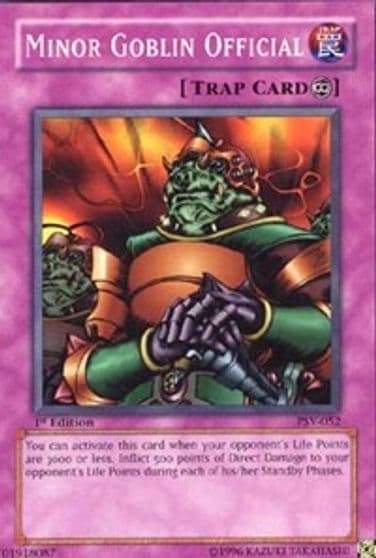 Minor Goblin Official Pharaoh's Servant Yu-Gi-Oh! card