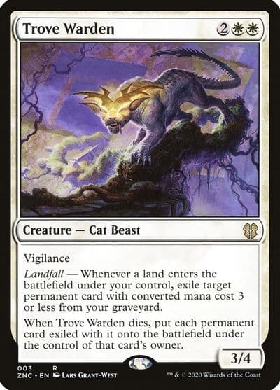 Trove Warden Commander: Zendikar Rising Magic card