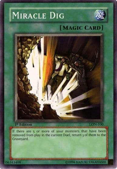 Miracle Dig Labyrinth of Nightmare Yu-Gi-Oh! card