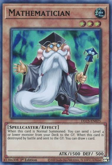 Mathematician Green Dragons of Legend: The Complete Series Yu-Gi-Oh! card