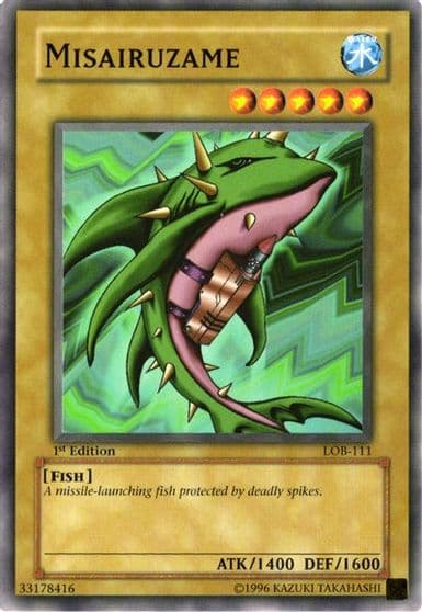 Misairuzame The Legend of Blue Eyes White Dragon Yu-Gi-Oh! card