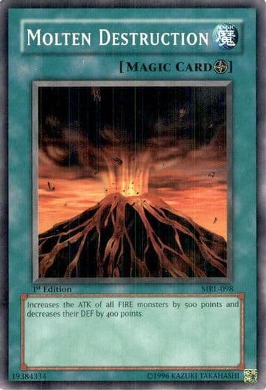Molten Destruction Magic Ruler Yu-Gi-Oh! card