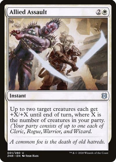 Allied Assault Zendikar Rising Magic card