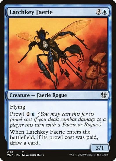 Latchkey Faerie Commander: Zendikar Rising Magic card