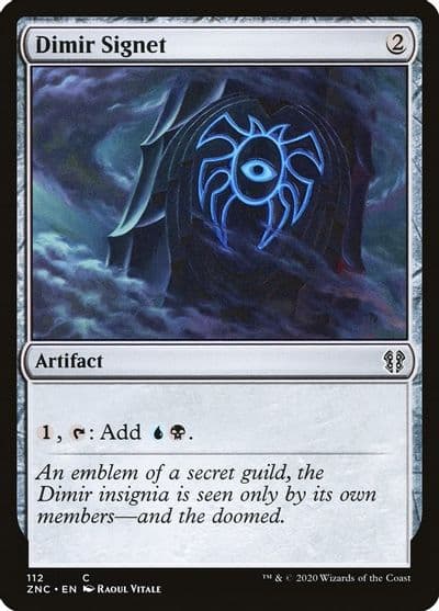 Dimir Signet Commander: Zendikar Rising Magic card