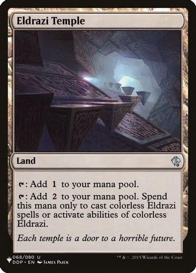 Eldrazi Temple The List Reprints Magic card