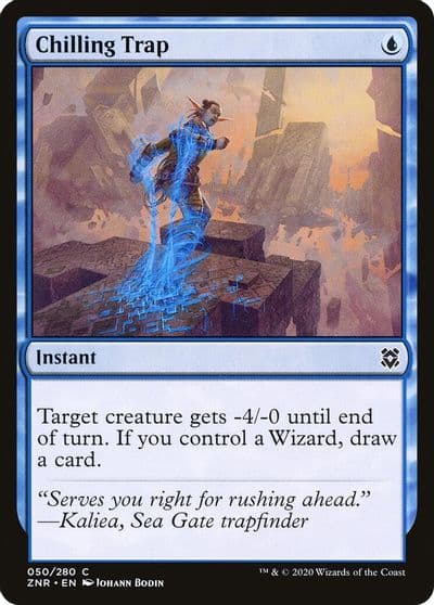 Chilling Trap Zendikar Rising Magic card