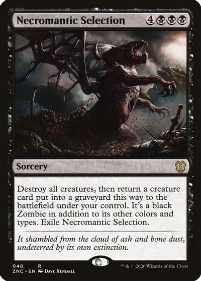 Necromantic Selection Commander: Zendikar Rising Magic card