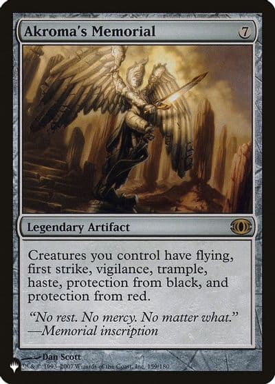 Akromas Memorial The List Reprints Magic card