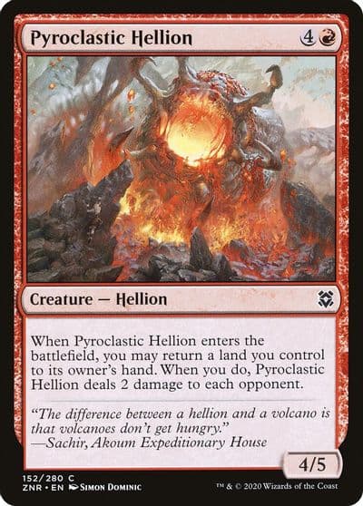 Pyroclastic Hellion Zendikar Rising Magic card