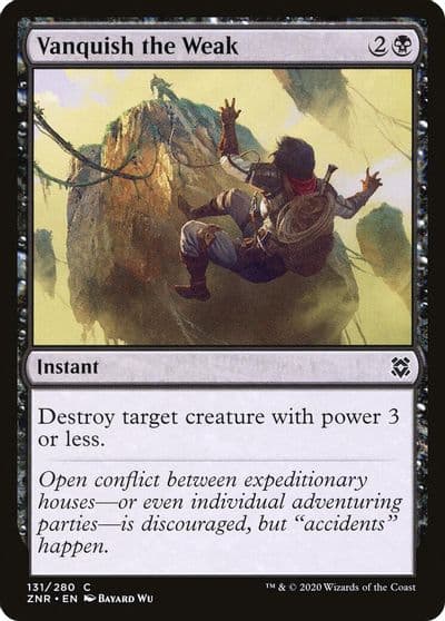 Vanquish the Weak Zendikar Rising Magic card