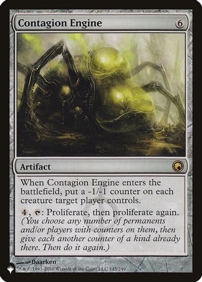 Contagion Engine The List Reprints Magic card