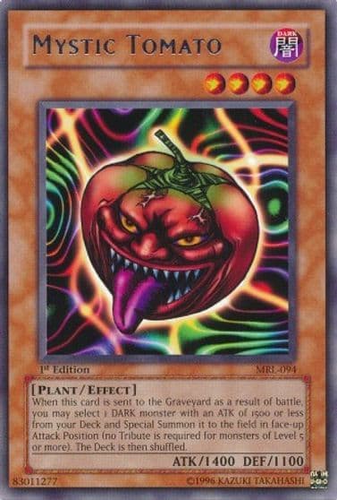 Mystic Tomato Magic Ruler Yu-Gi-Oh! card