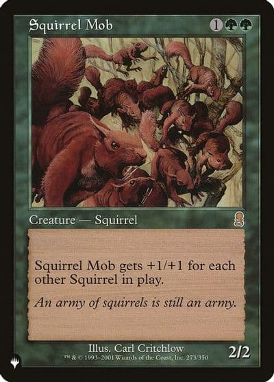 Squirrel Mob The List Reprints Magic card