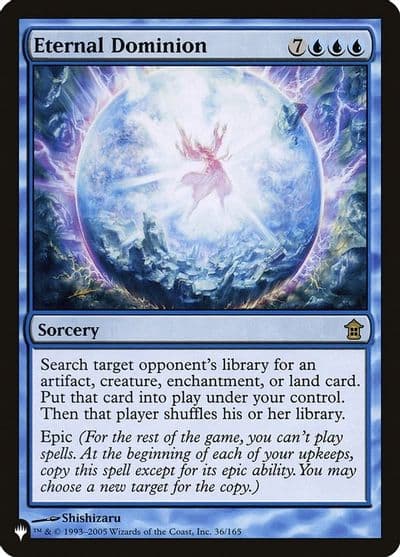 Eternal Dominion The List Reprints Magic card