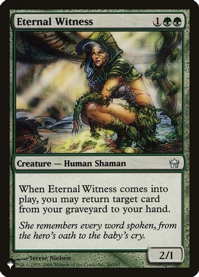 Eternal Witness 5DN The List Reprints Magic card