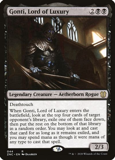 Gonti Lord of Luxury Commander: Zendikar Rising Magic card