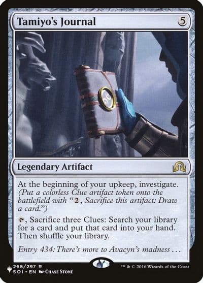 Tamiyos Journal Entry 434 The List Reprints Magic card