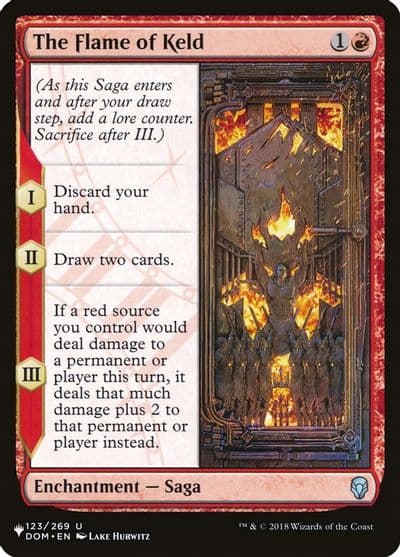 The Flame of Keld The List Reprints Magic card
